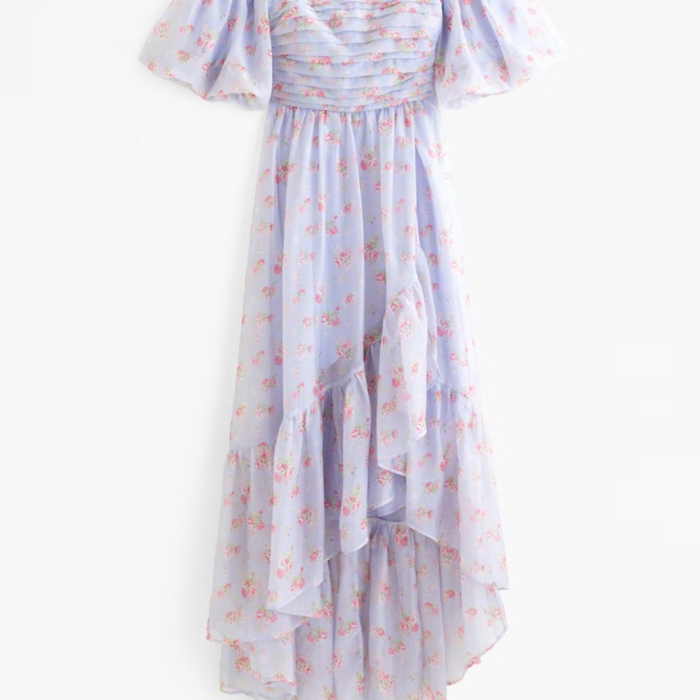 Abercrombie Emerson Off-The-Shoulder Drama Maxi Dress - Picture 4 of 7